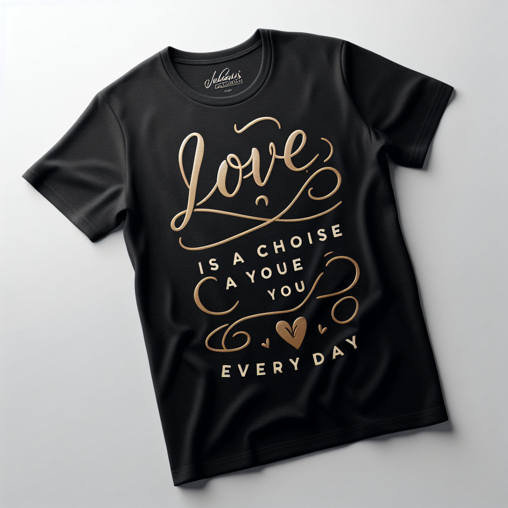 "Love Is a Choice You Make Every Day" Throw Pillow — DEA Entertainment