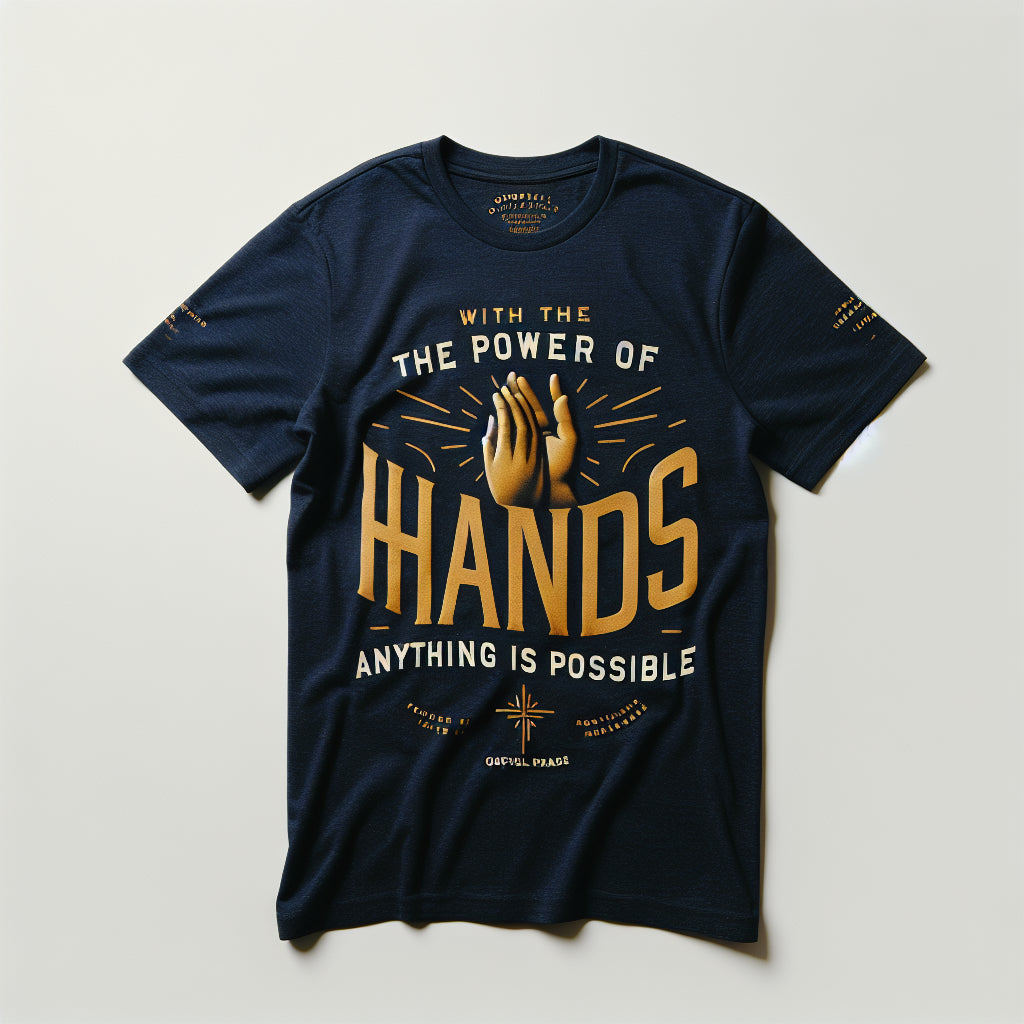 "With the Power of Your Hands, Anything Is Possible" Canvas Print — DEA Entertainment